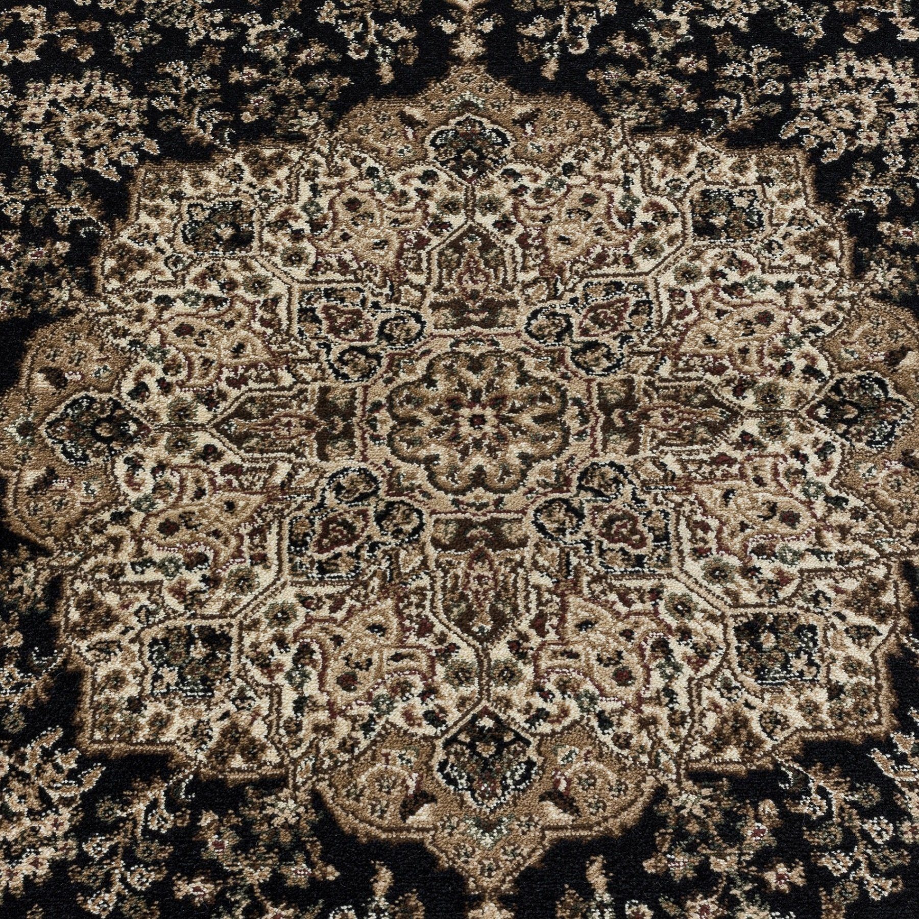 Orientteppich Orientalisch Design, Carpetsale24, Läufer, Höhe: 9 mm, Orient Teppich Wohnzimmer Orientalisch Design Kurzflor Pflegeleicht