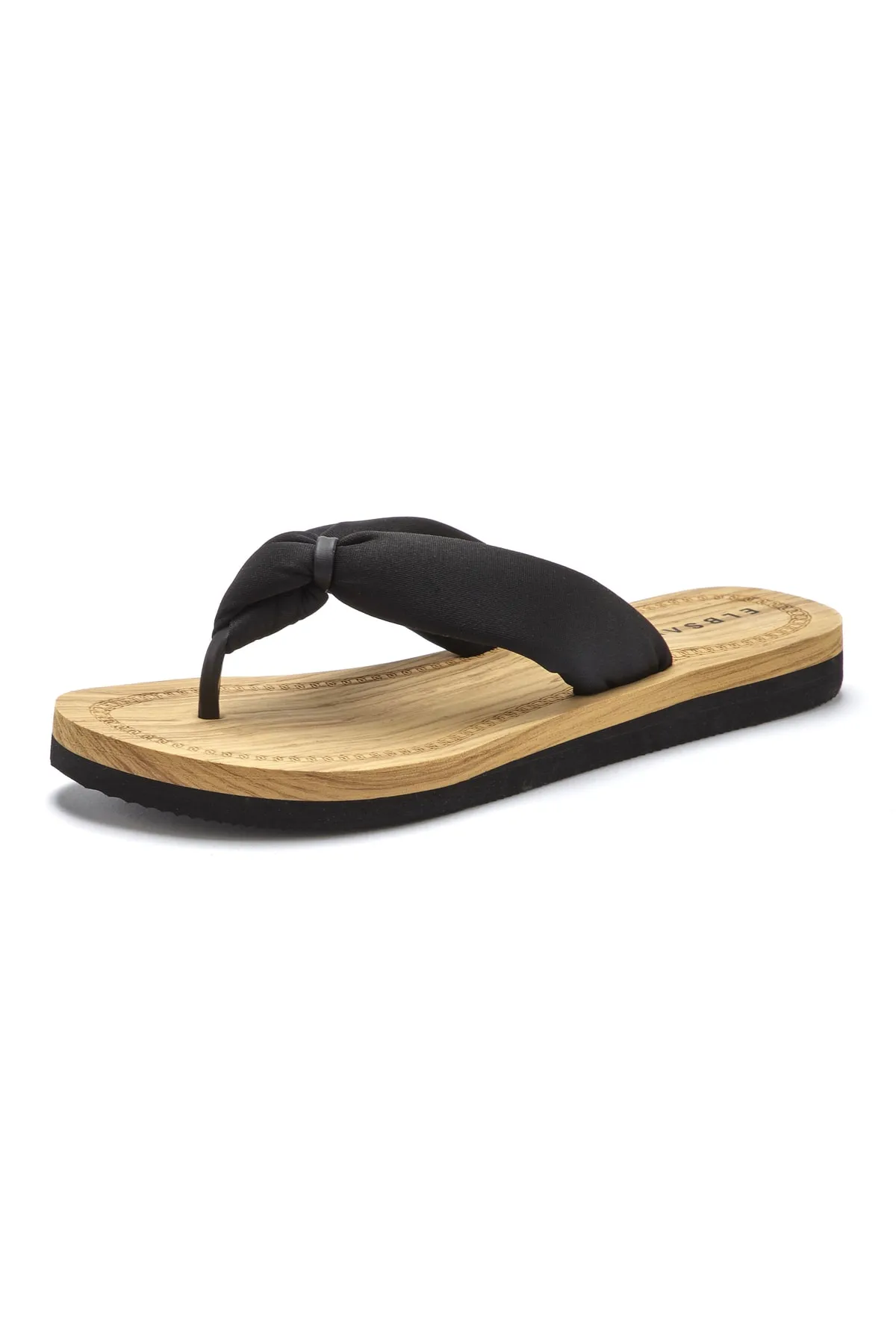 Elbsand  Sandalette - Schwarz - Flacher Absatz