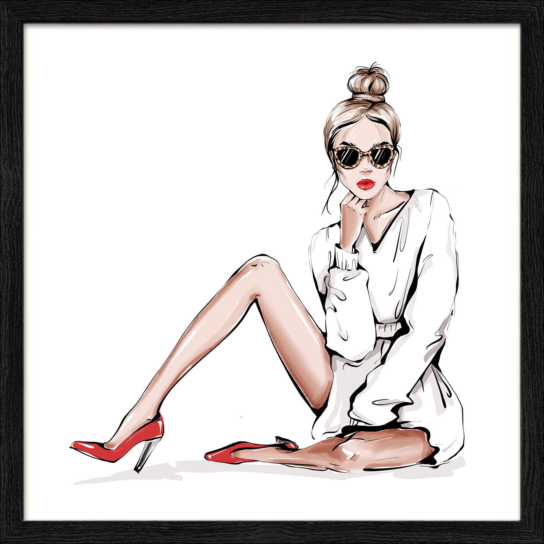 Pro ArtKunstdruck gerahmt 32,5x32,5cm