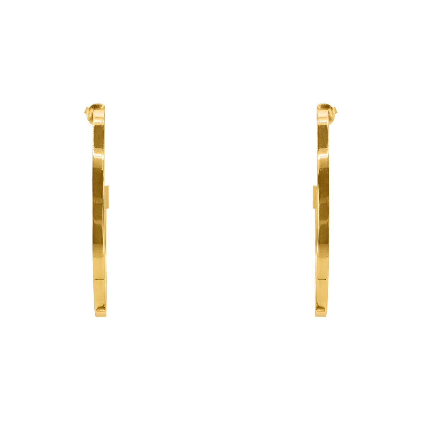 Boucles d'oreilles dorées Heideman Galba