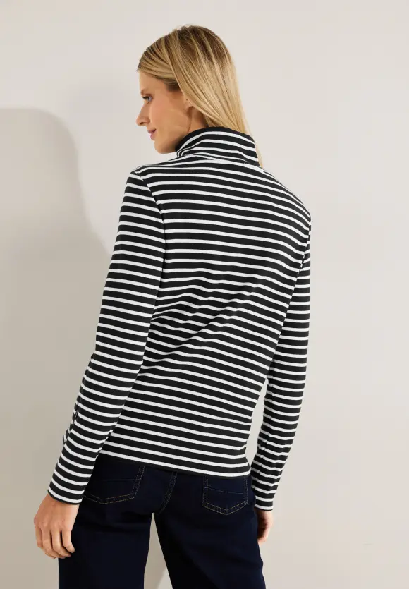 CECIL Gestreiftes Rollkragenshirt