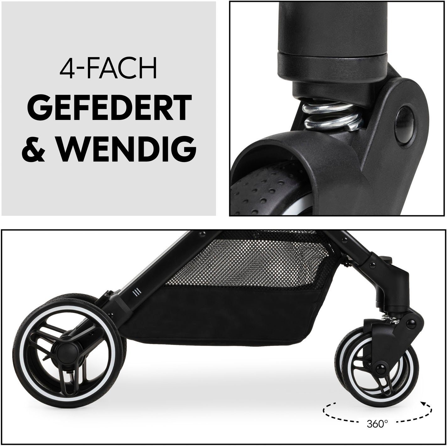 Hauck Kinder-Buggy Travel N Care Plus, dark olive