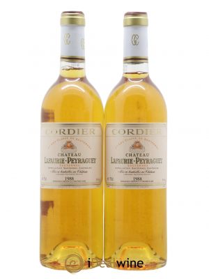 Château Lafaurie Peyraguey 1er Grand Cru Classé  1988 - Lot de 2 Bouteilles