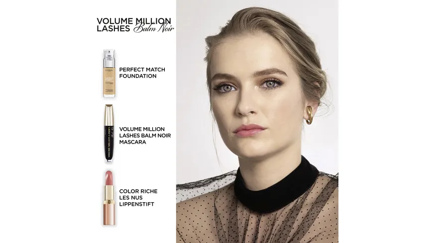 L'ORÉAL PARIS Mascara Volume Million Lashes Balm 8.9 ml schwarz