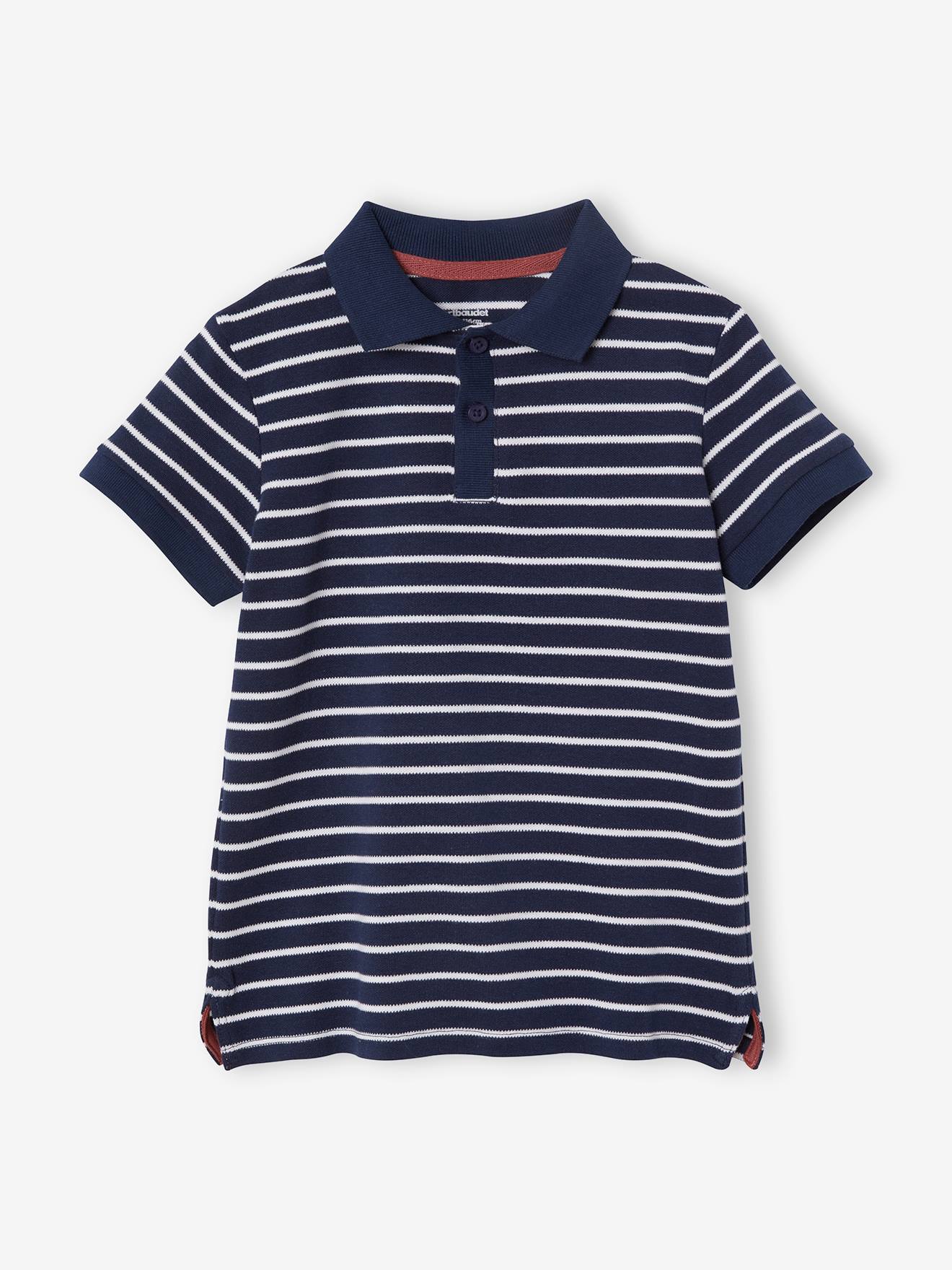Vertbaudet 2er-Pack Jungen Poloshirts, Pikee Oeko-Tex - aqua