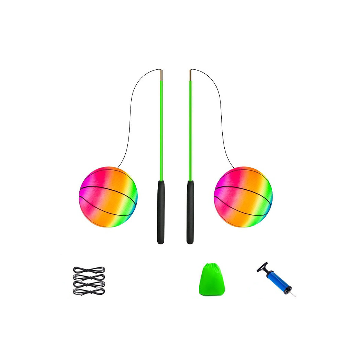 Fitness-Handwurfball Elastizität regenbogen aufblasbares