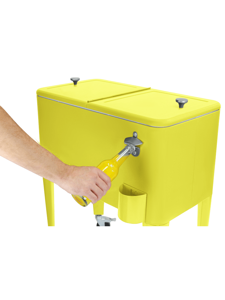 Beachtrekker Kailua Cooler - Kühlbox, Kühlwagen, Getränkekühler, Gelb günstig kaufen onesize