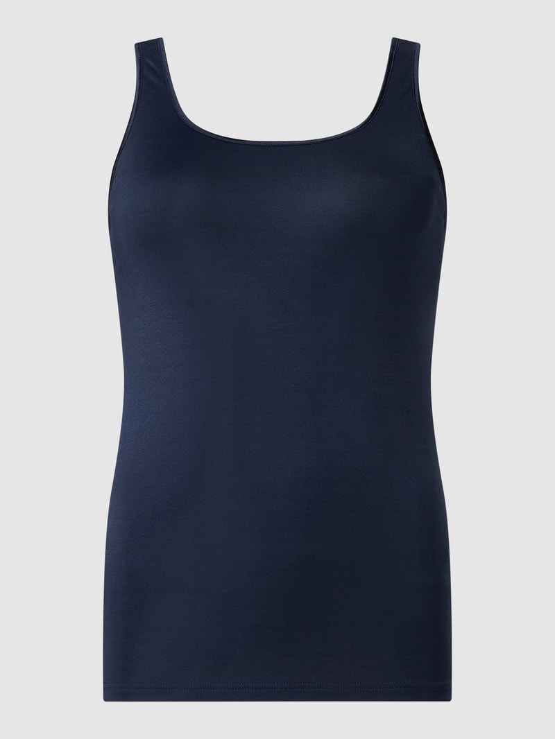 Unterhemd aus Viskosemischung Modell 'Emotion' in marineblau