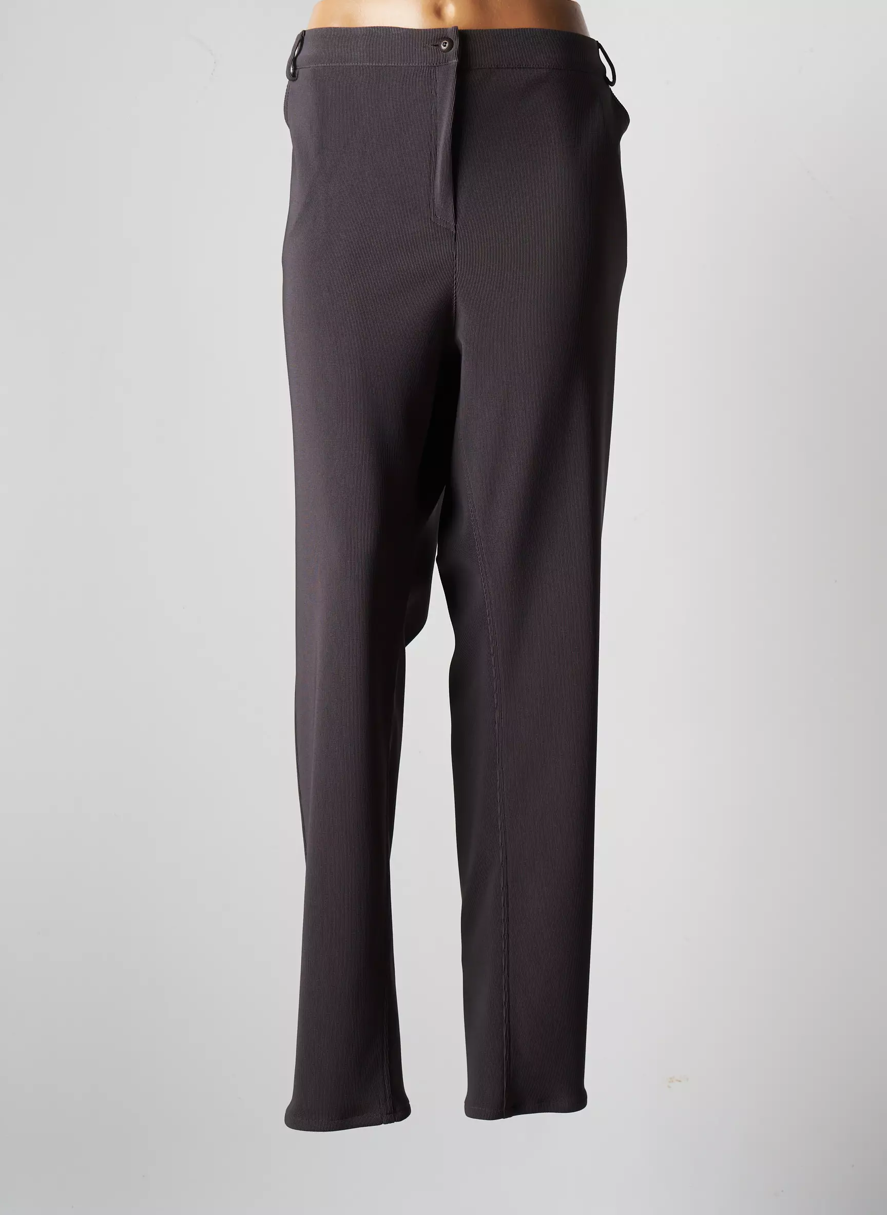Christian Marry Pantalons Droits Femme couleur gris