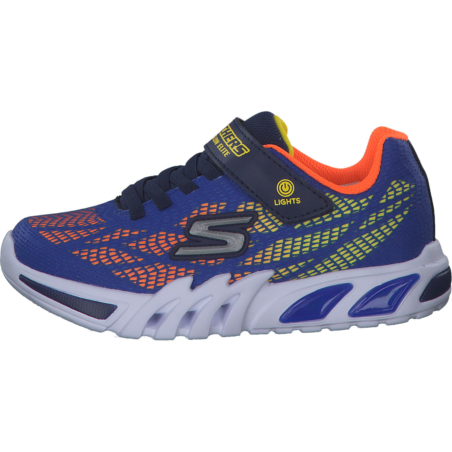 Skechers 400137L, Sneakers Low, Kinder, roal/orange/yellow