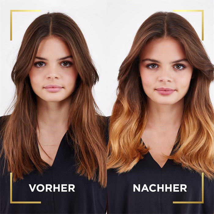 Glänzendes Ombré