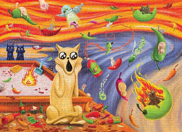 Exploding Kittens Puzzle: Spicy Scream (Erw.)
