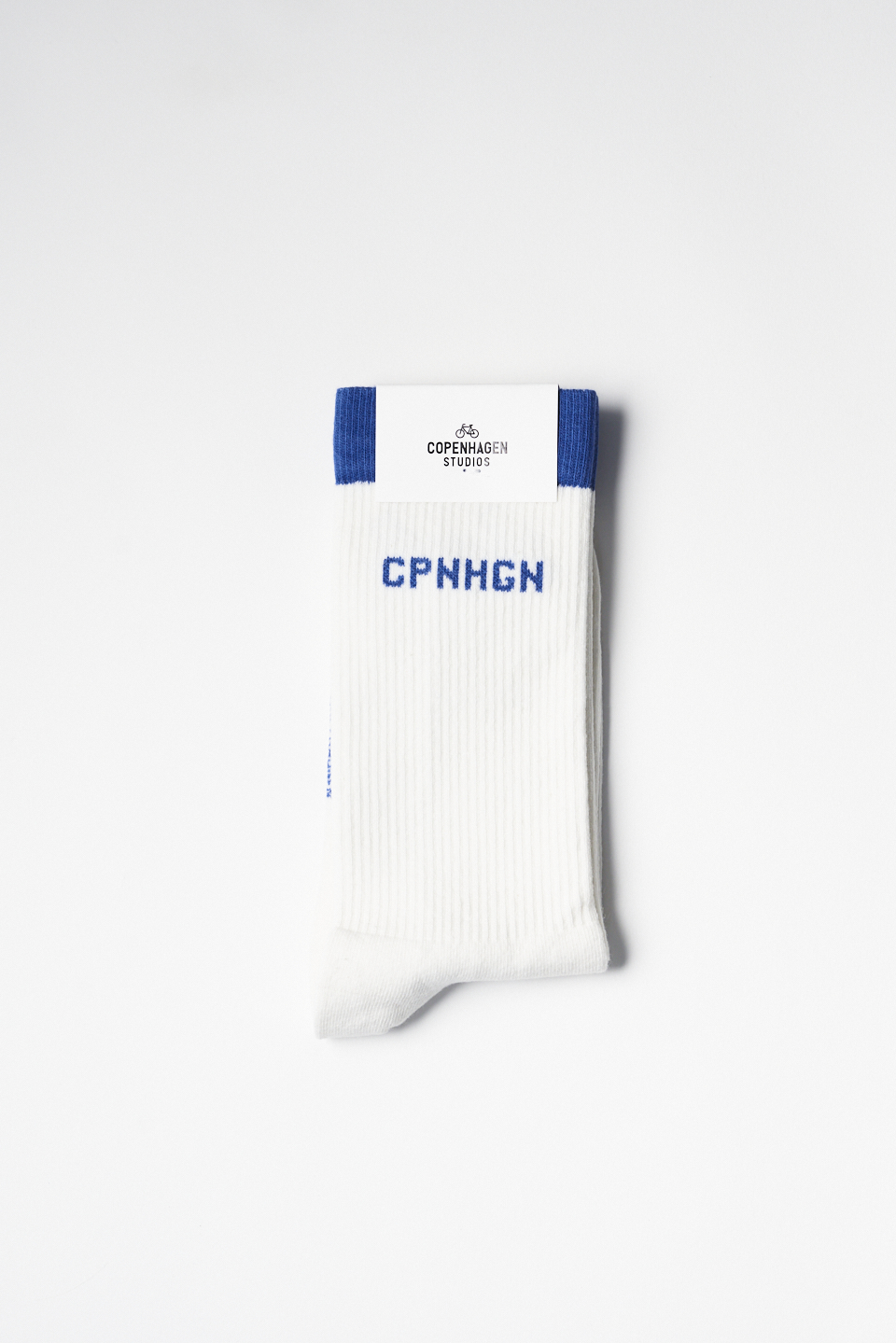 CPH SOCKS 2 cotton blend off white/blue