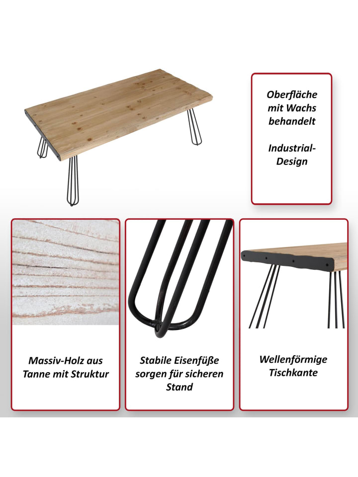 MCW Couchtisch L73 Industrial günstig kaufen onesize