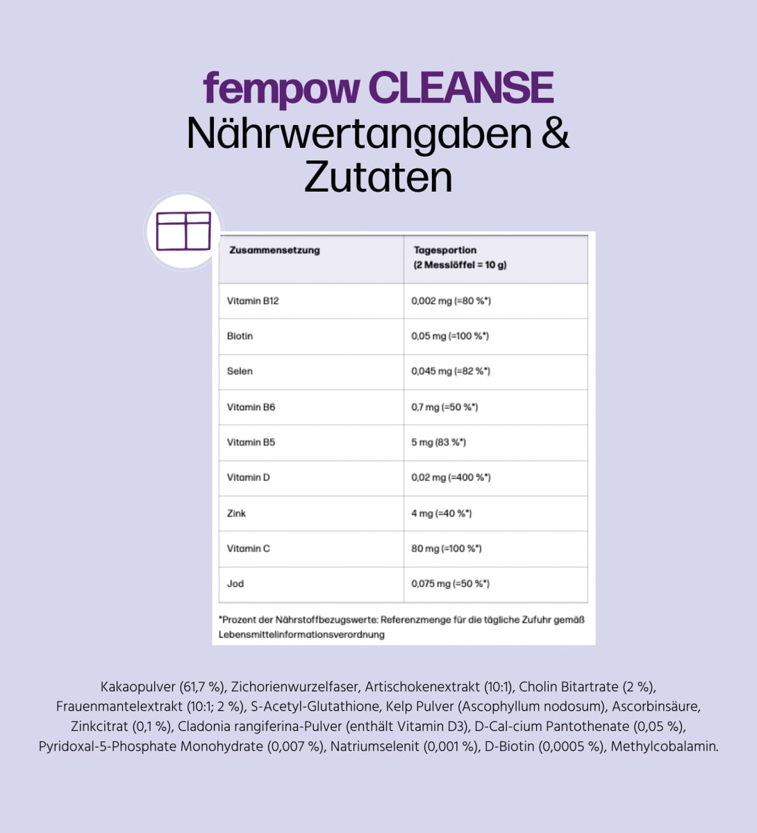 fempow Cleanse, 300 g