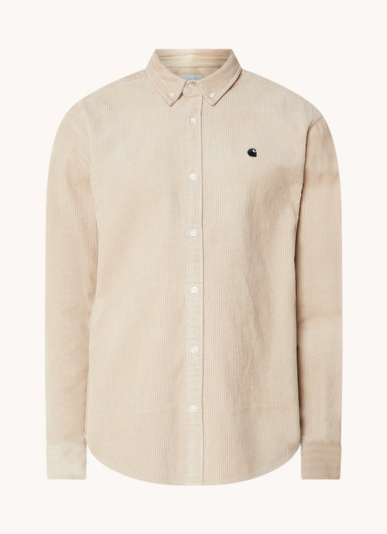 Carhartt WIP Majica regular fit iz korduroja z vezenim logotipom
