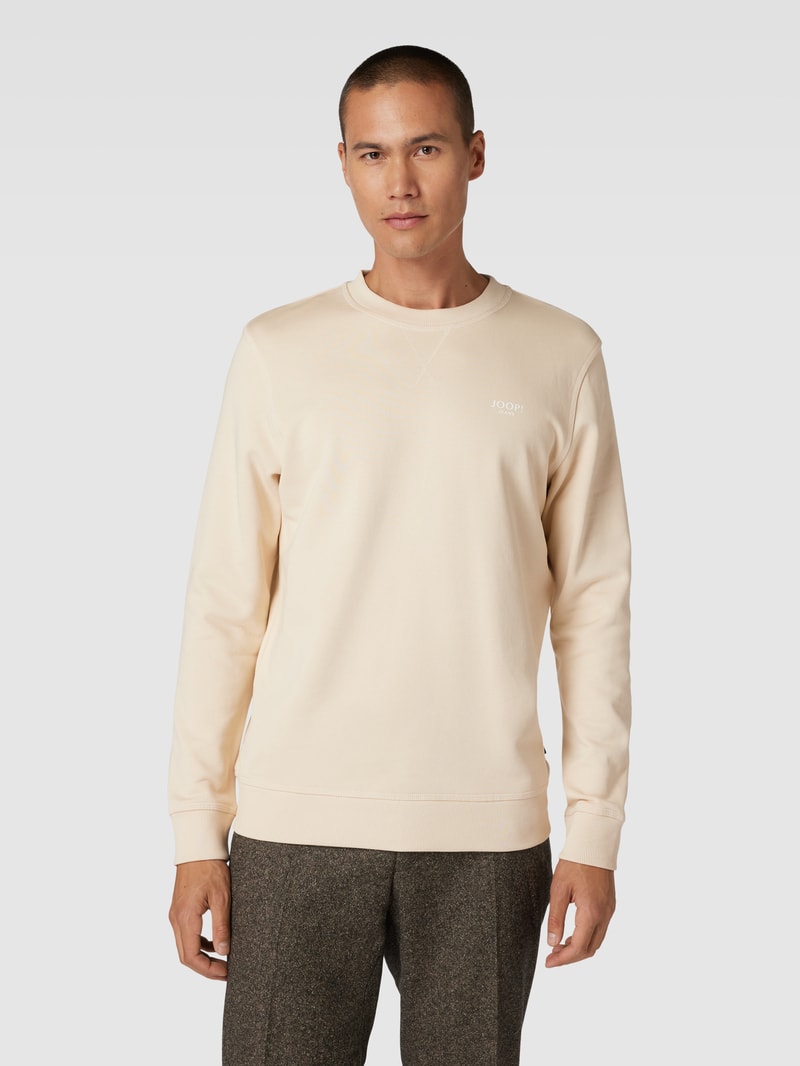 Sweatshirt aus reiner Baumwolle Modell 'Salazar' in weiß