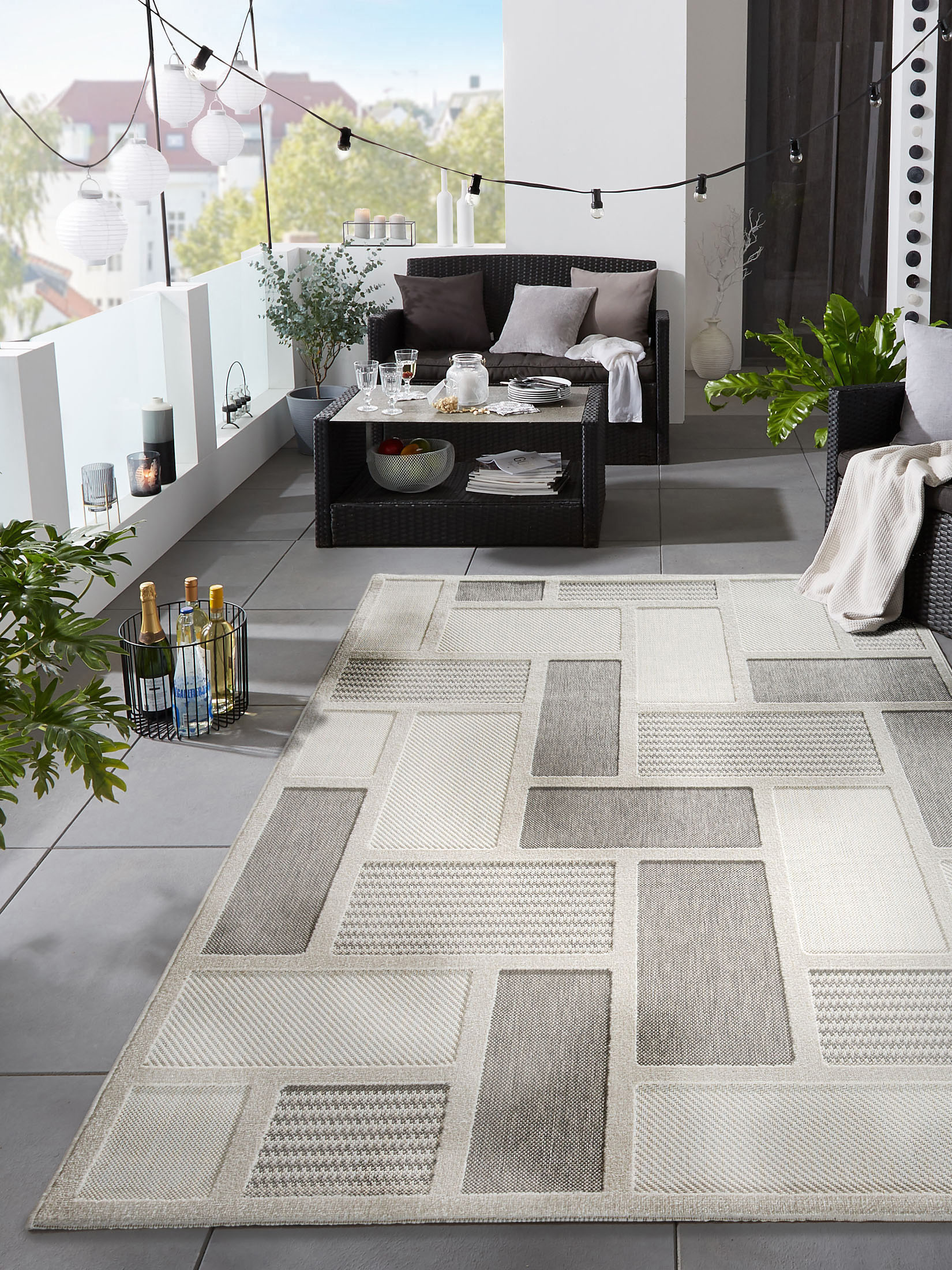 Cusco Outdoor-Teppich, Ivory
