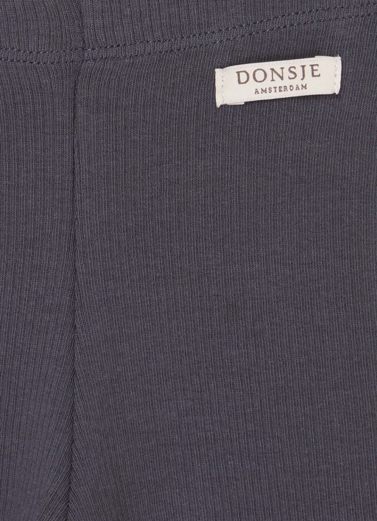 Colanți Ellie cu nervuri de la Donsje Amsterdam, din bumbac organic.