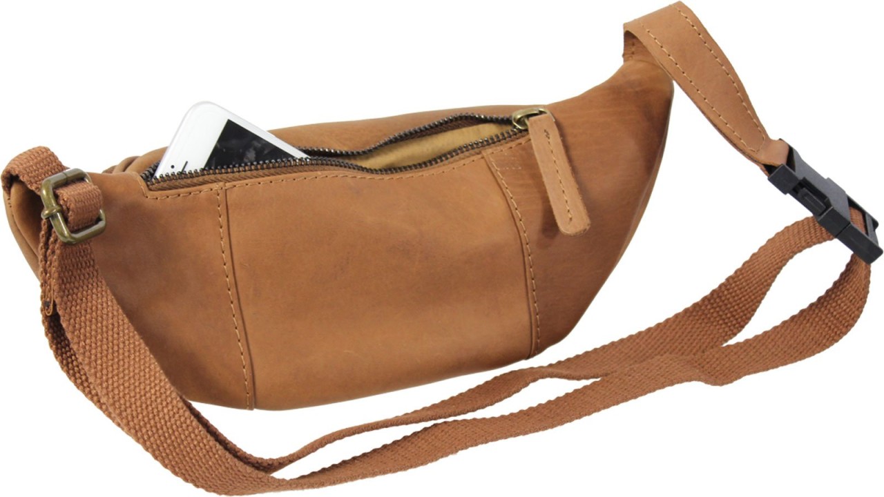 LANDLEDER Handtaschen bunt GÜRTELTASCHE