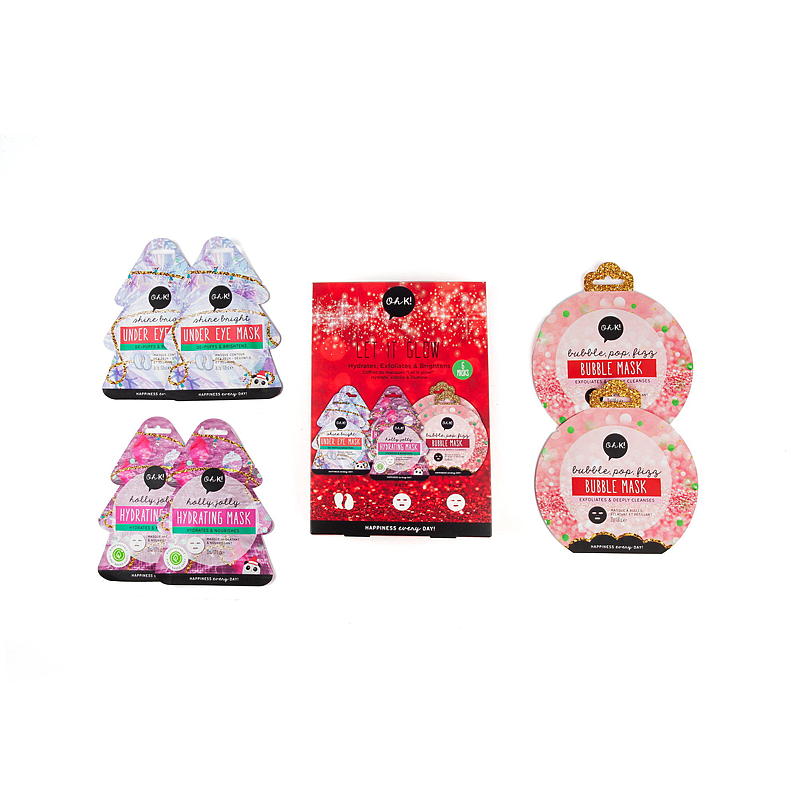 Gavesett rensemasker Let it glow oh k!