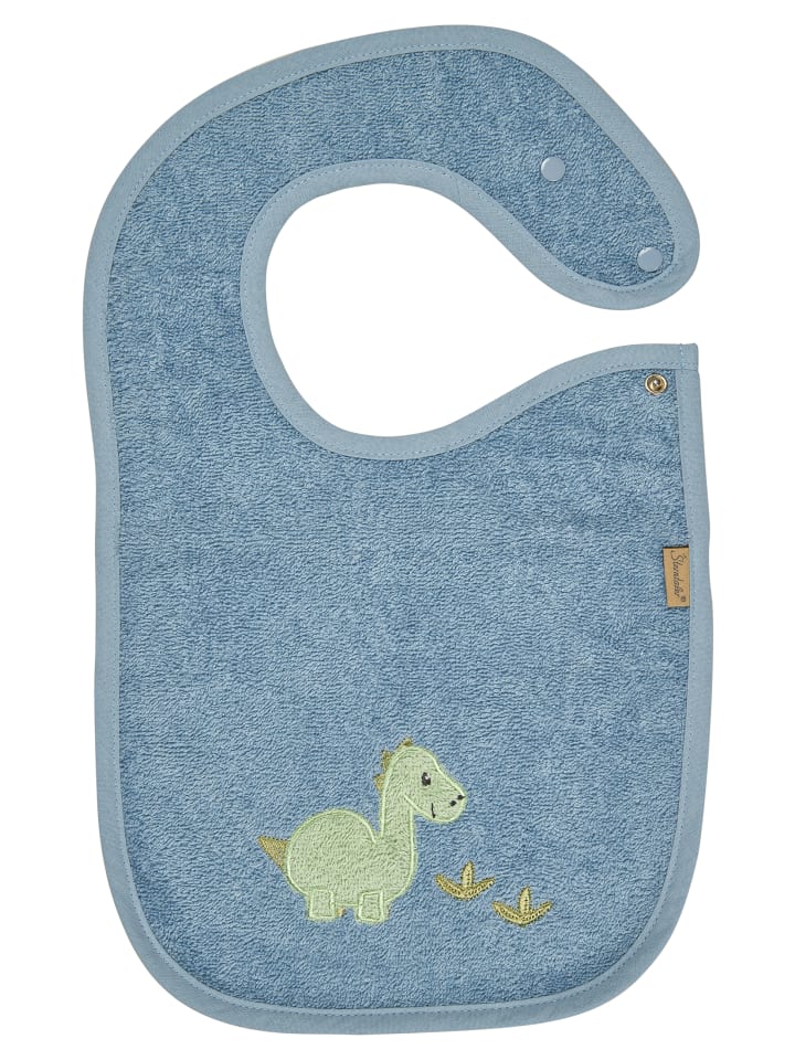 Sterntaler Lätzchen Druckknopf DINO Rexi in helles blau günstig kaufen onesize