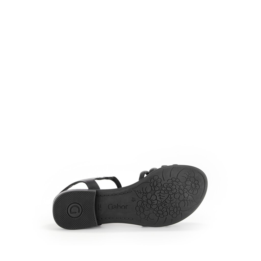 Gabor comfort Riemchensandale schwarz