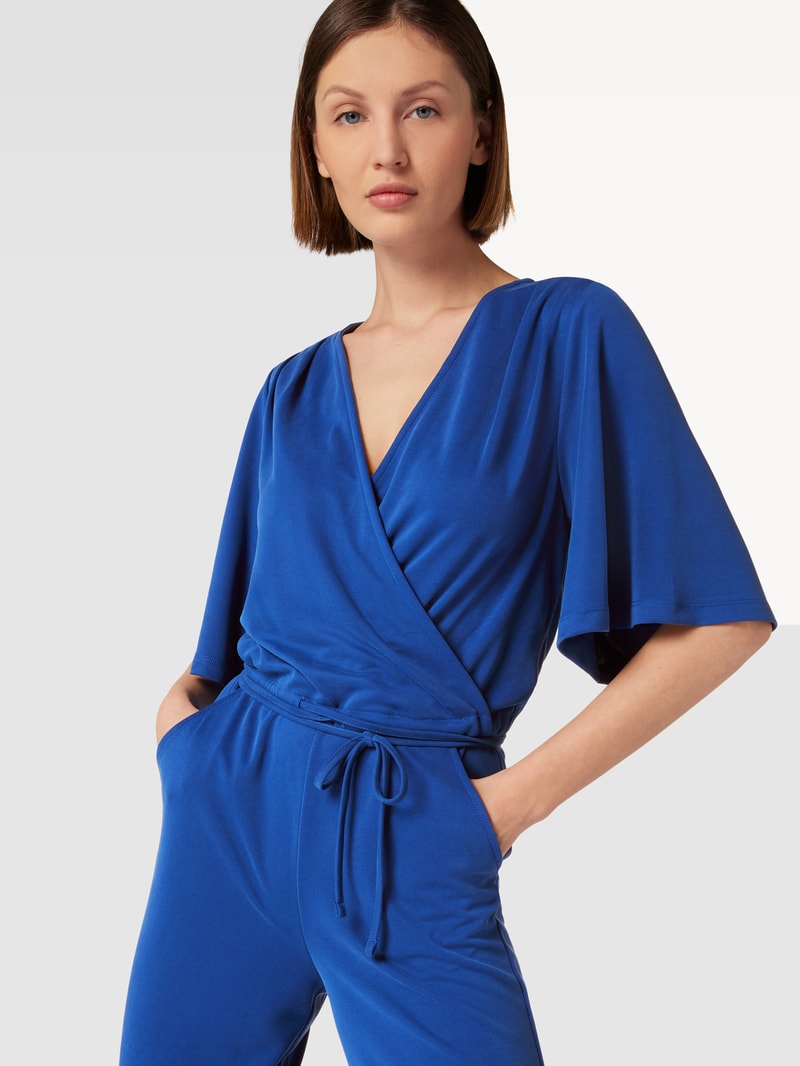 Jumpsuit in Wickel-Optik Modell 'Bradlee' in blau