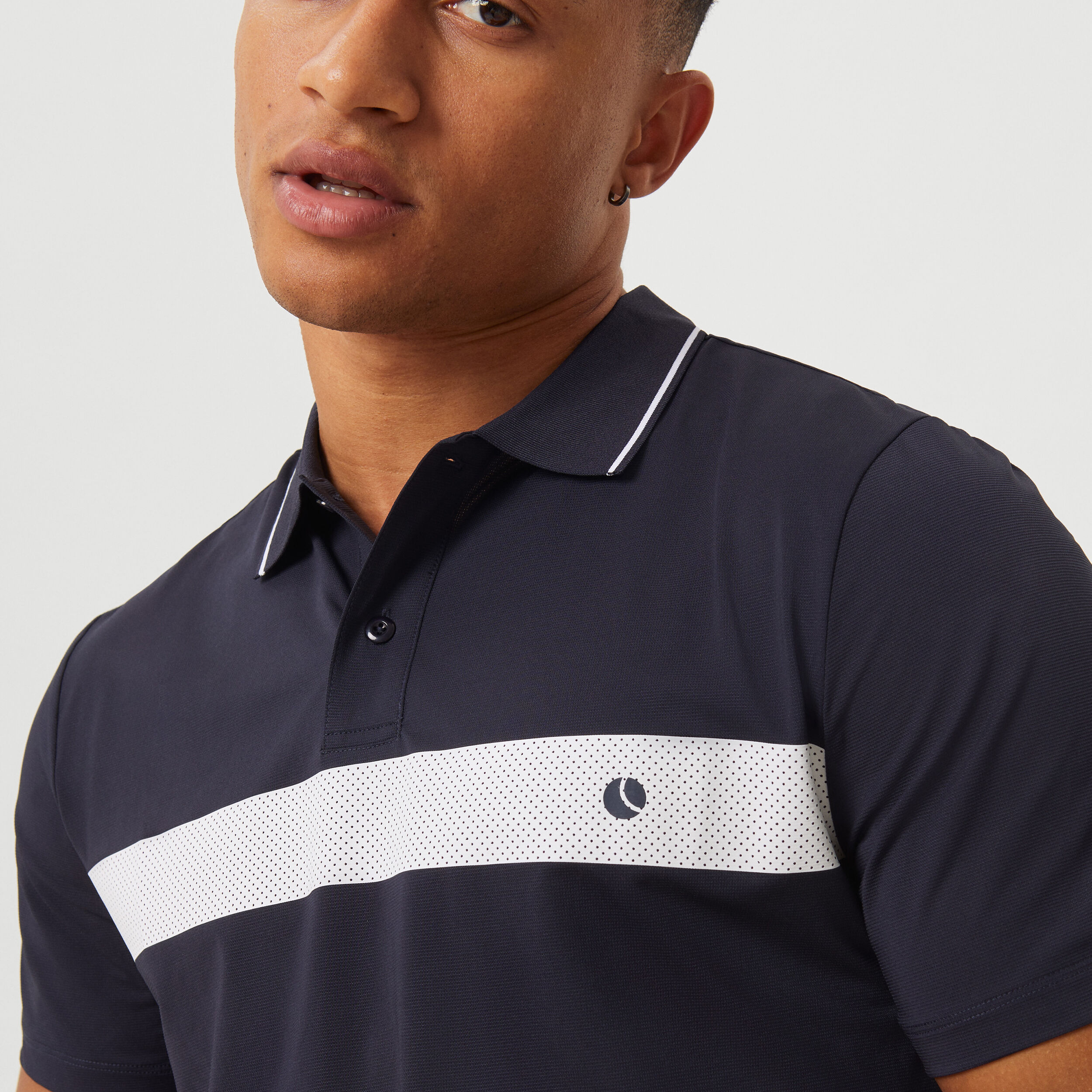 Ace Light Polo Herren - Dunkelblau, Weiß