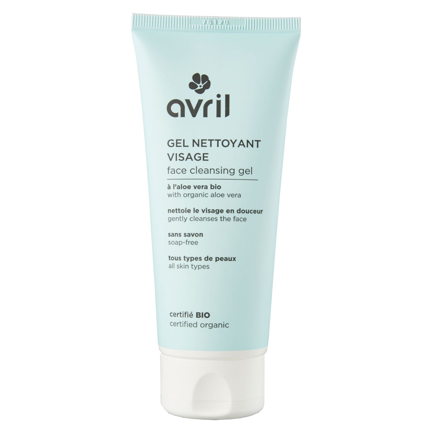 Avril Gel à l'Aloe Vera Gel Nettoyant Visage - Certifié Bio