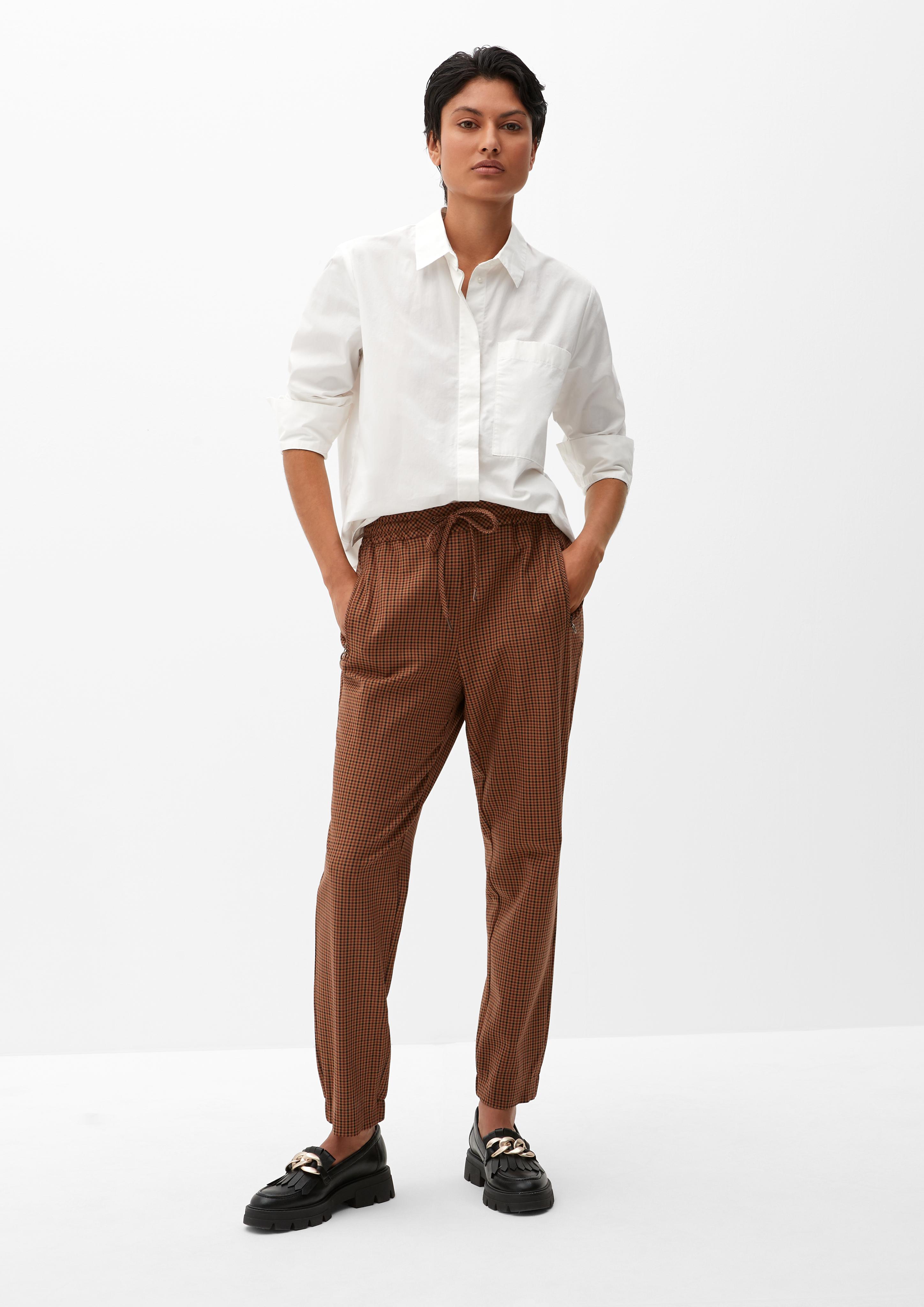 Relaxed: Karierte 7/8-Jogpants  EME  2120428-84N4