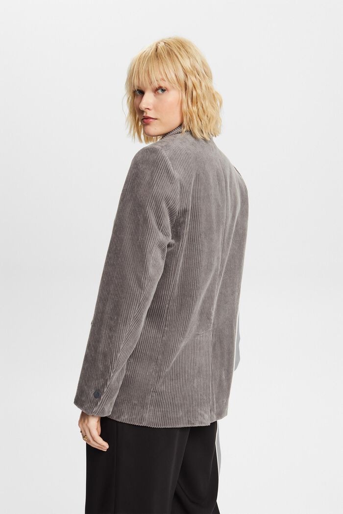 Oversized Cordblazer aus Baumwolle
