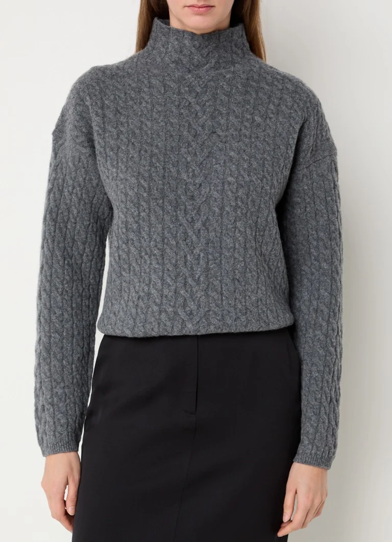 Maglione in lana a trecce di Calvin Klein