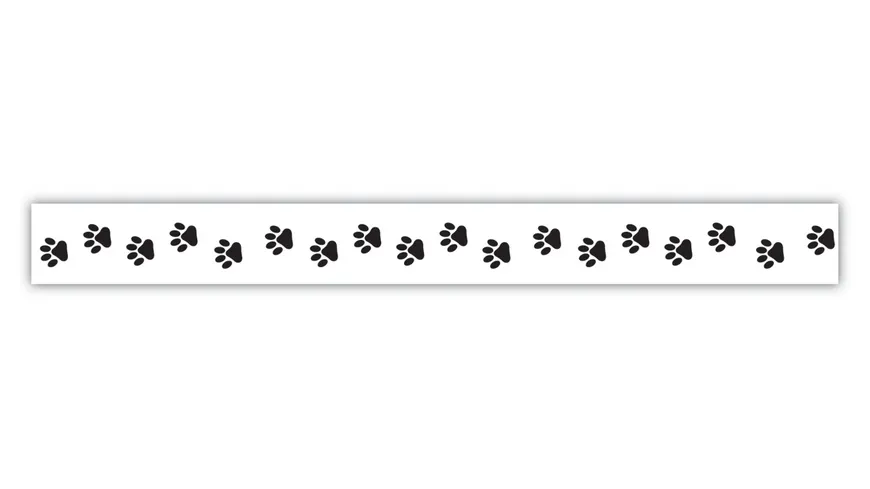 Rayher Washi Tape Pfotenabdrücke 15mm x 15m 15 m