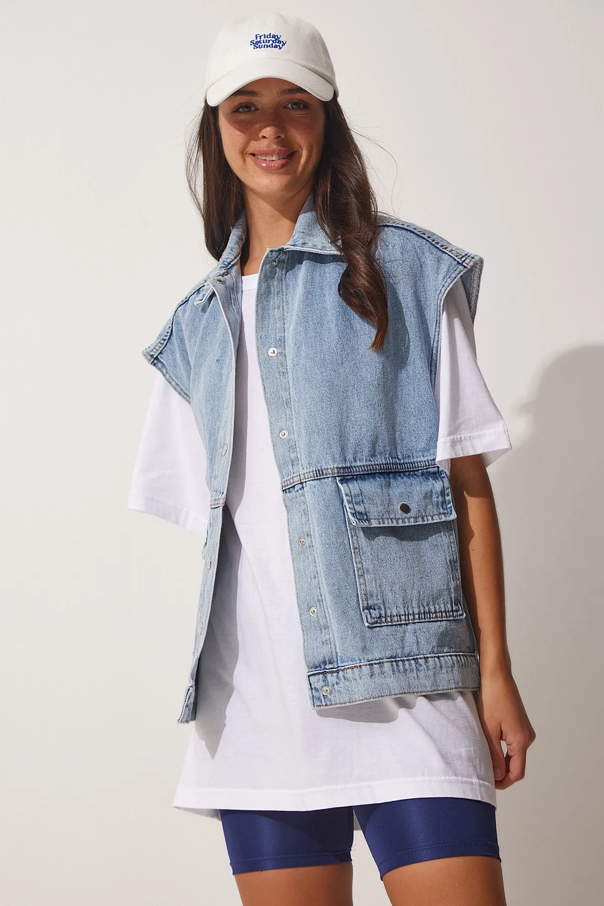 Happiness İstanbul  Weste - Blau - Basic