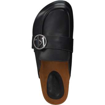 Karl Lagerfeld Odessa Brooch Mule in schwarz