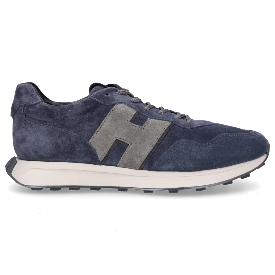 Hogan - Sneaker low H601 Veloursleder - blau