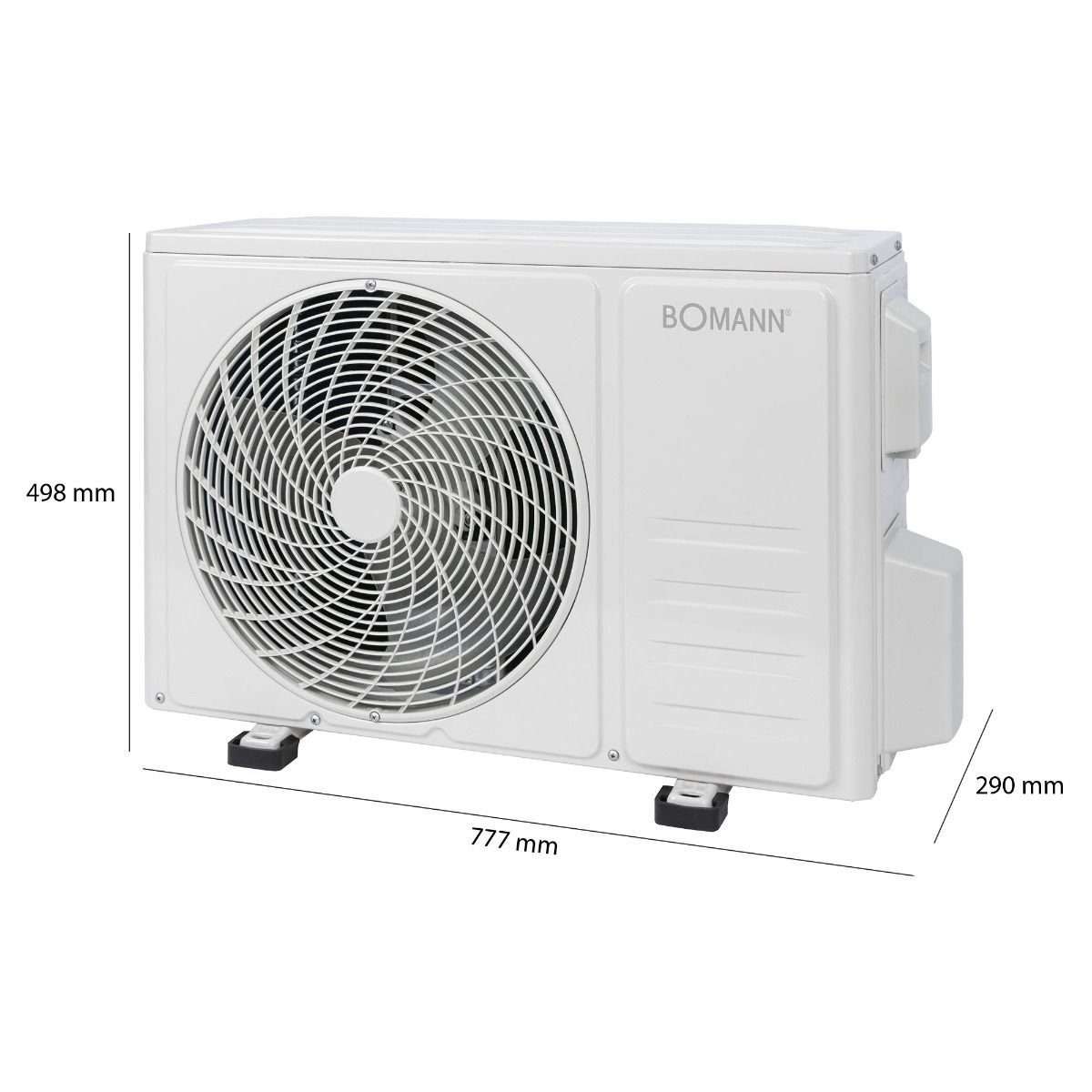 BOMANN Klimagerät CL 6045 QC CB weiß Inverter-Klimasplitgerät