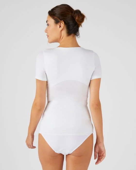 Tee-shirt manches courtes en microfibre, effet relaxant Thermolactyl