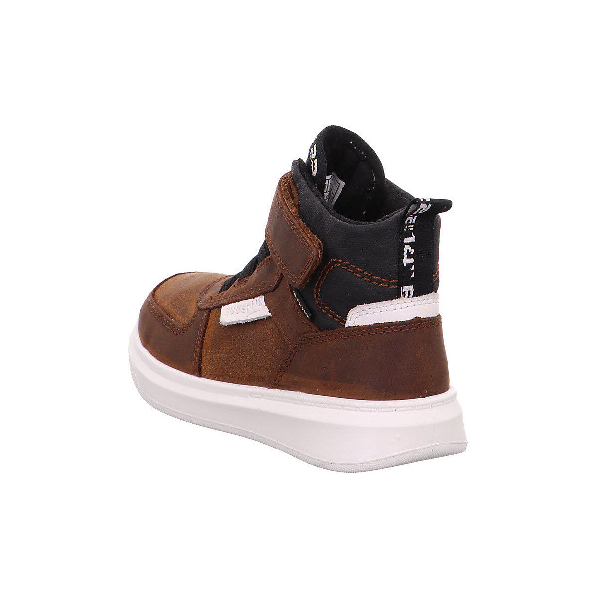 Jungen Schnürhalbschuhe Cosmo Boots Kinderschuhe Lederkombination uni Outdoorschuhe