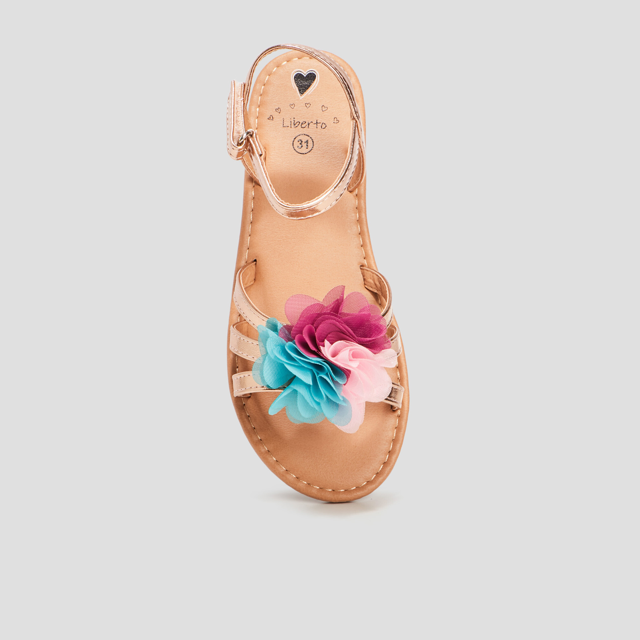 Sandales Liberto rose champagne fille | La Halle