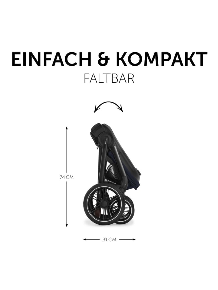 Hauck Buggy & Sportwagen Walk N Care mit Liegefunktion und in schwarz,blau günstig kaufen onesize