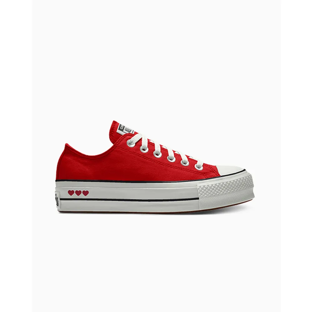 Converse Custom Chuck Taylor All Star Lift Platform Canvas By You 171210CSP24_CONVERSERED_V / rot