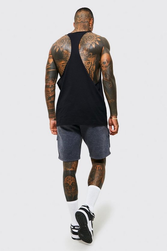 Lockere Cargo-Shorts aus Jersey