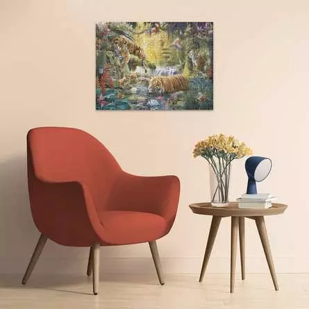 Puzzle 1500 Teile - Idylle am Wasserloch