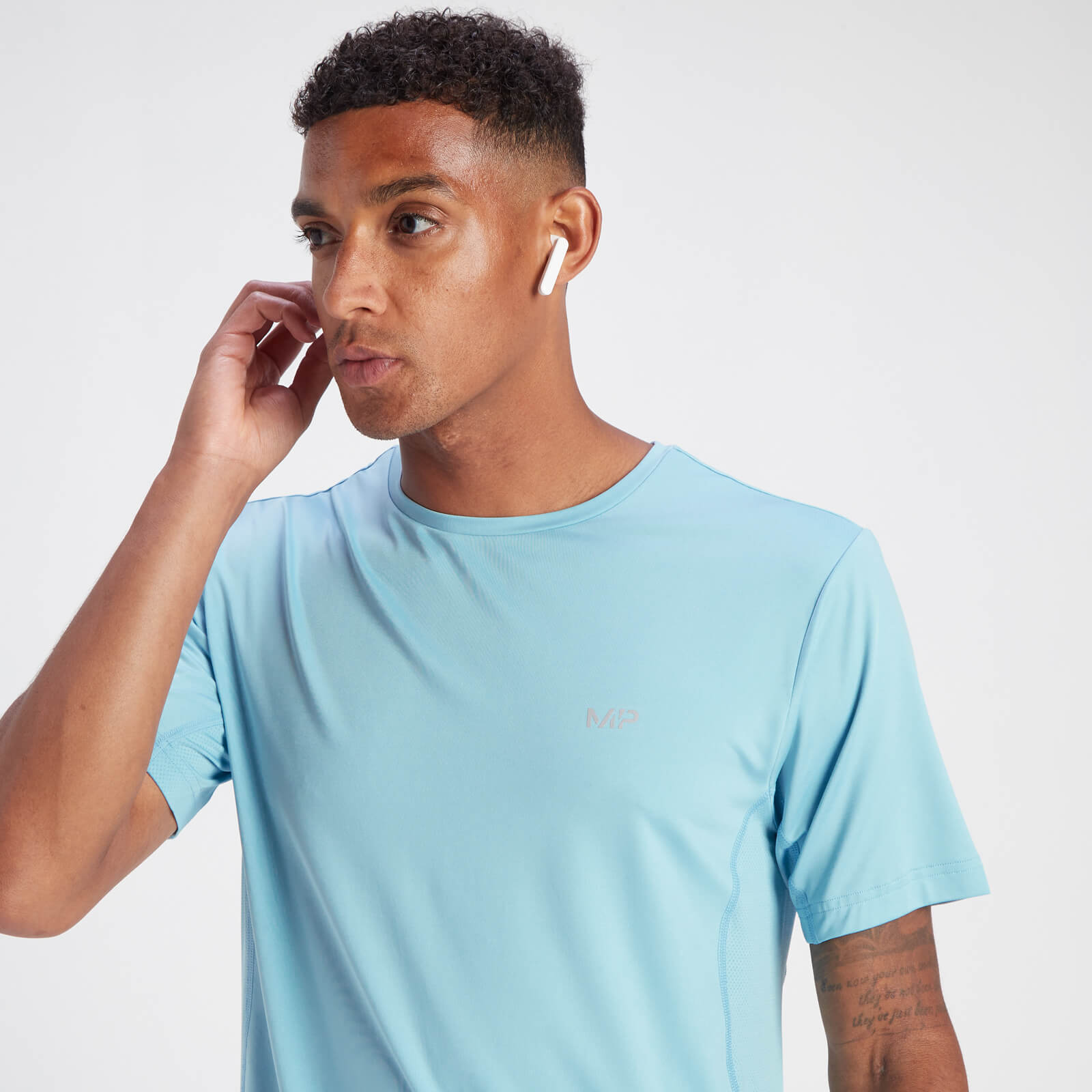 T-shirt à manches courtes MP Velocity pour hommes – Bleu ciel