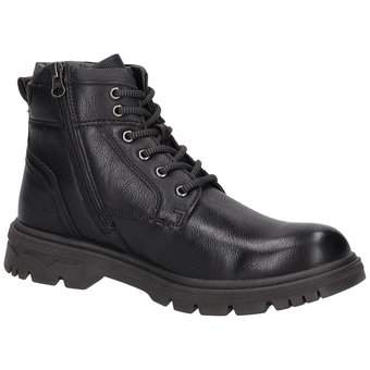 7MILES Schnürstiefelette in schwarz