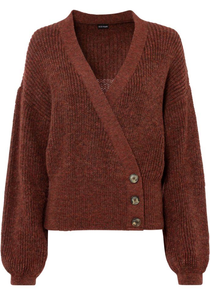 Oversized-Pullover in Wickeloptik