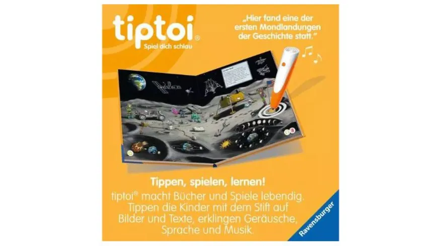 Ravensburger tiptoi - Der Weltraum: Raumfahrt, Sterne und Planeten