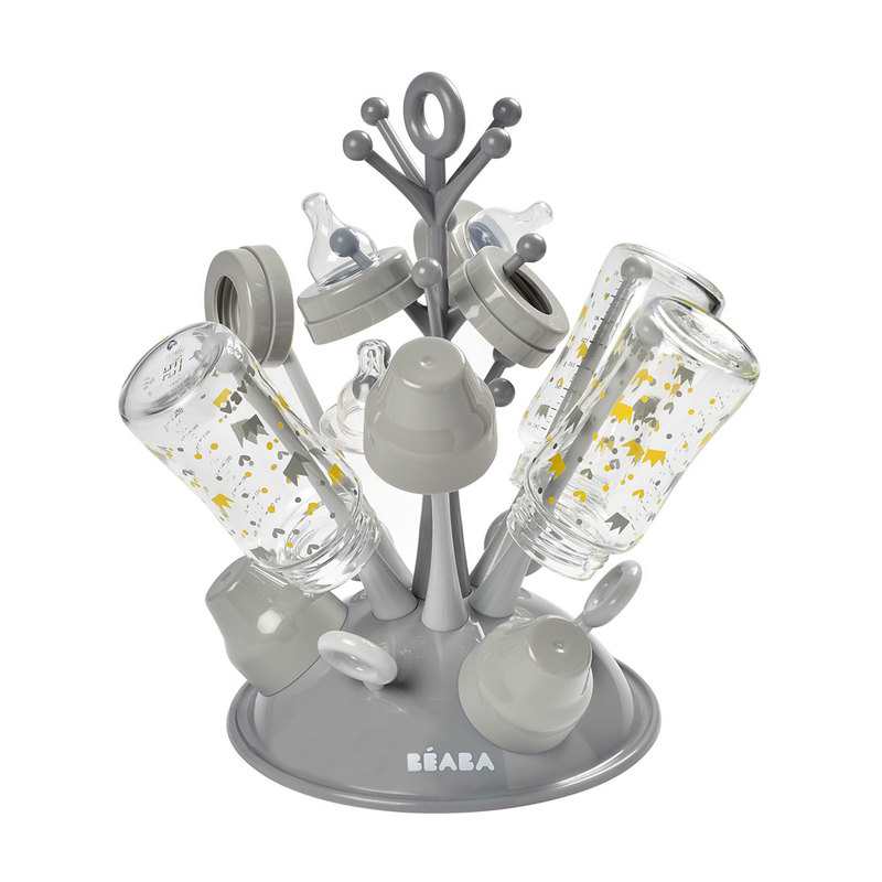 Egouttoir biberon arbre gris Beaba